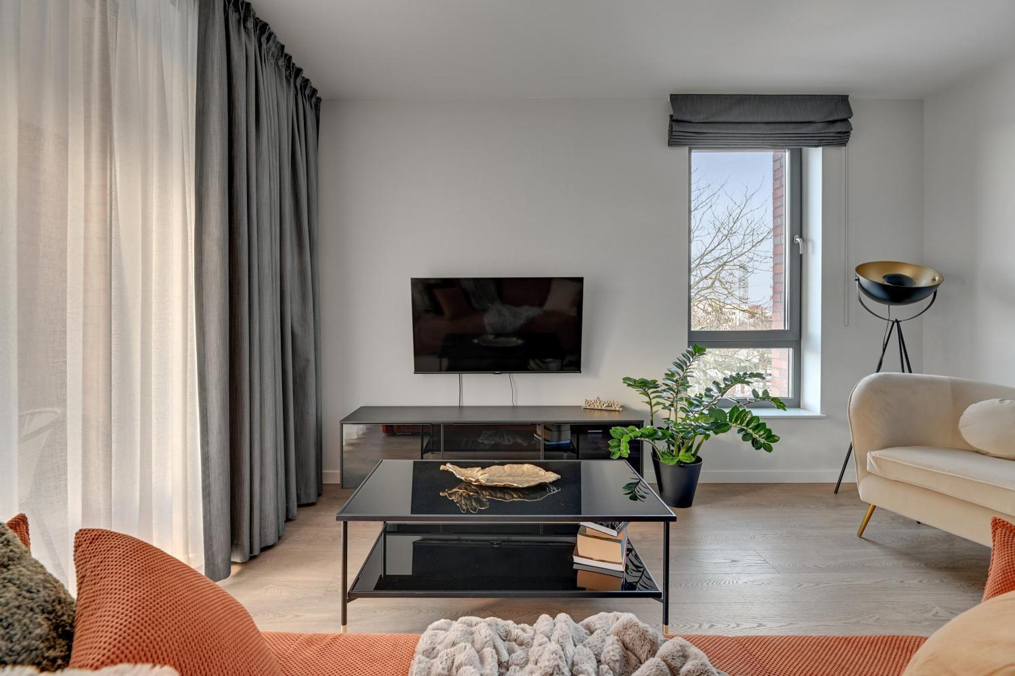 Scala 60K City Center Apartments With Parking By Lion Apartments Gdańsk Eksteriør bilde