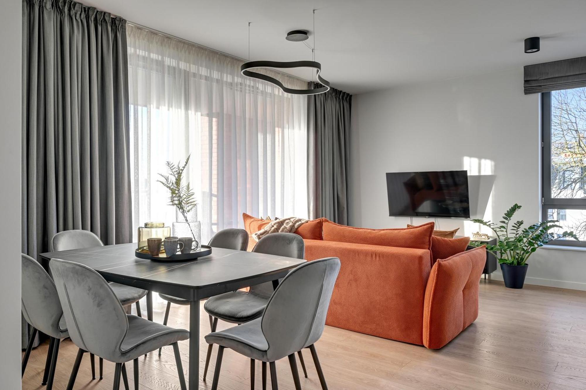 Scala 60K City Center Apartments With Parking By Lion Apartments Gdańsk Eksteriør bilde