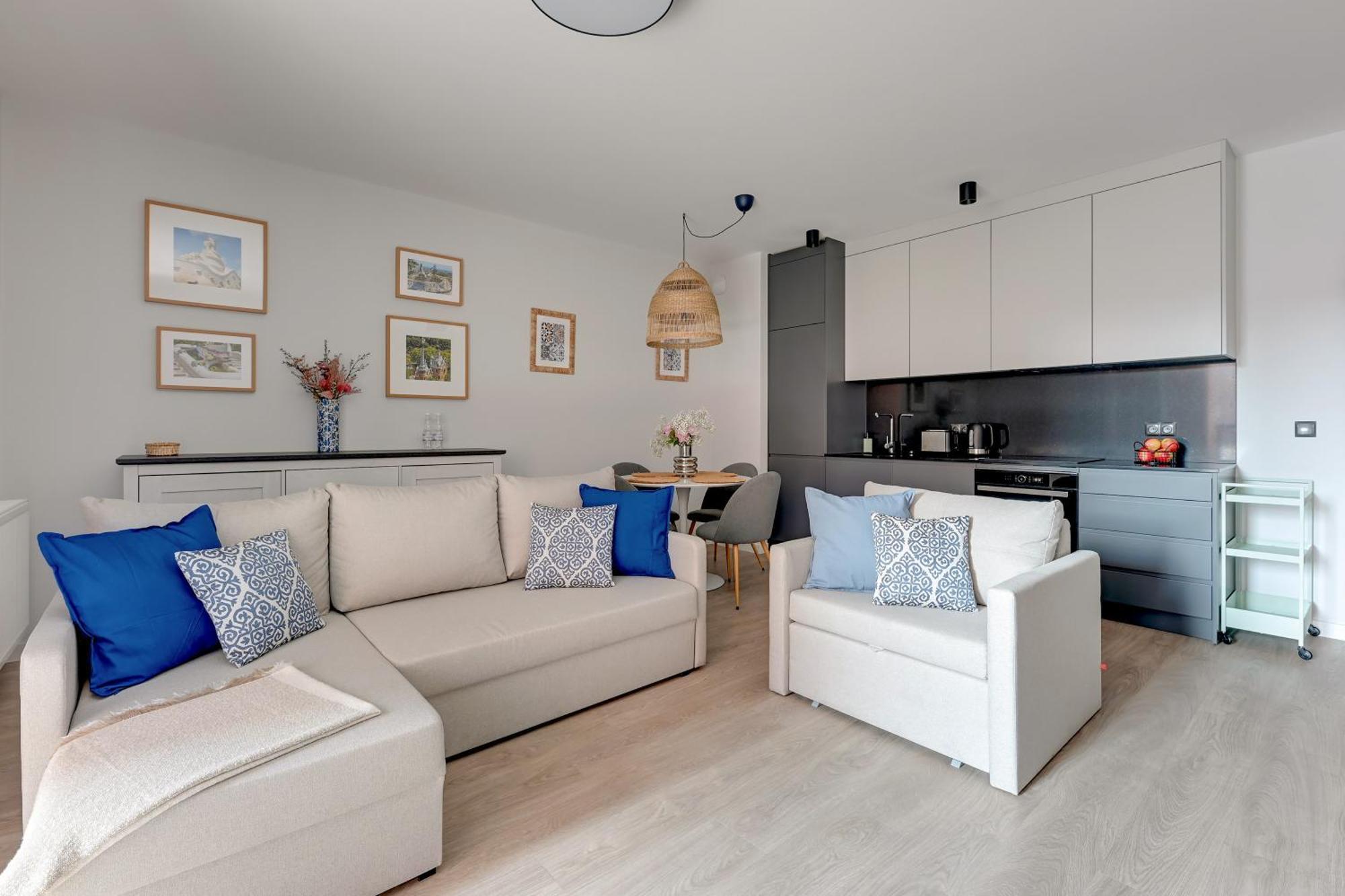Scala 60K City Center Apartments With Parking By Lion Apartments Gdańsk Eksteriør bilde