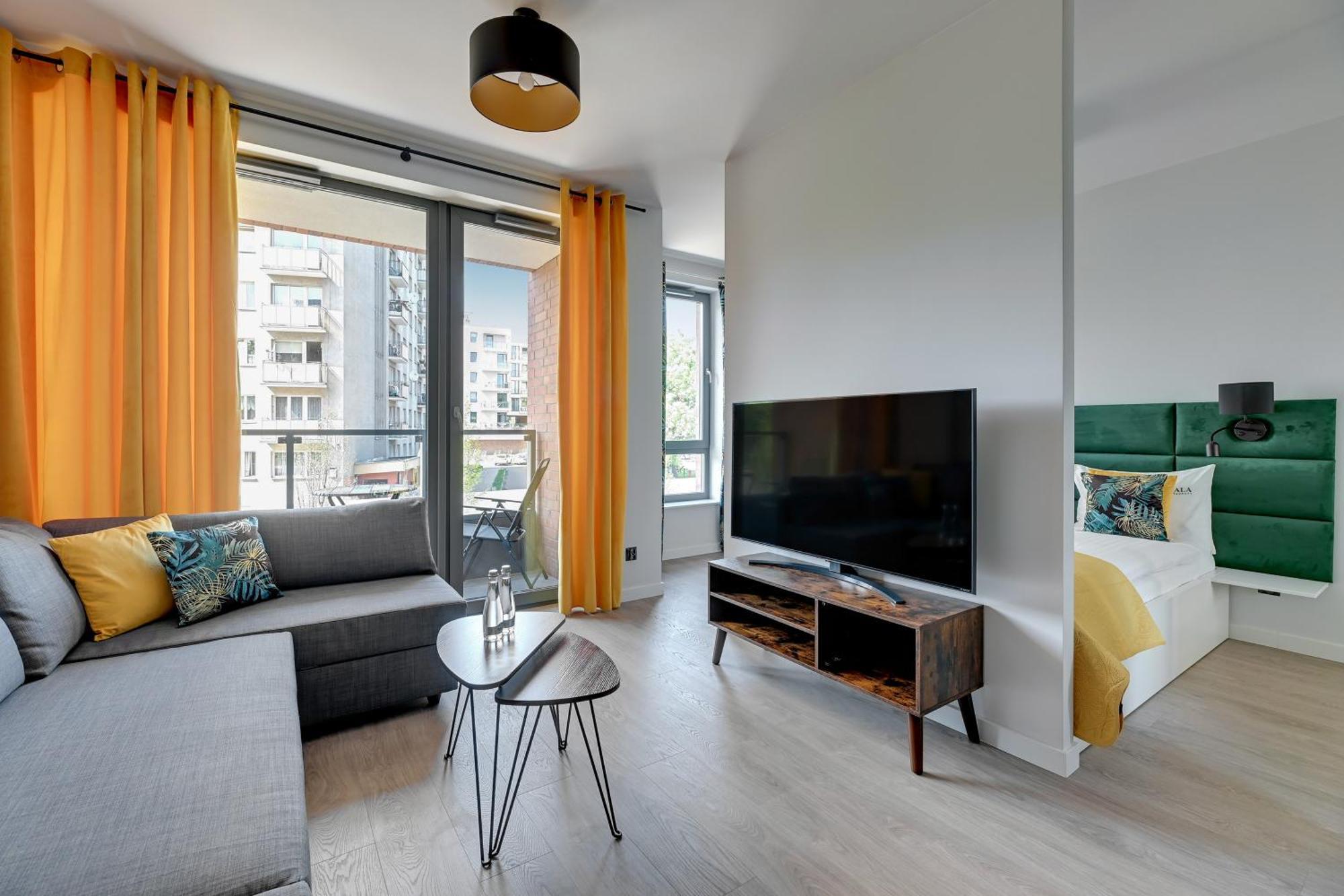 Scala 60K City Center Apartments With Parking By Lion Apartments Gdańsk Eksteriør bilde